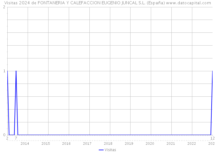 Visitas 2024 de FONTANERIA Y CALEFACCION EUGENIO JUNCAL S.L. (España) 