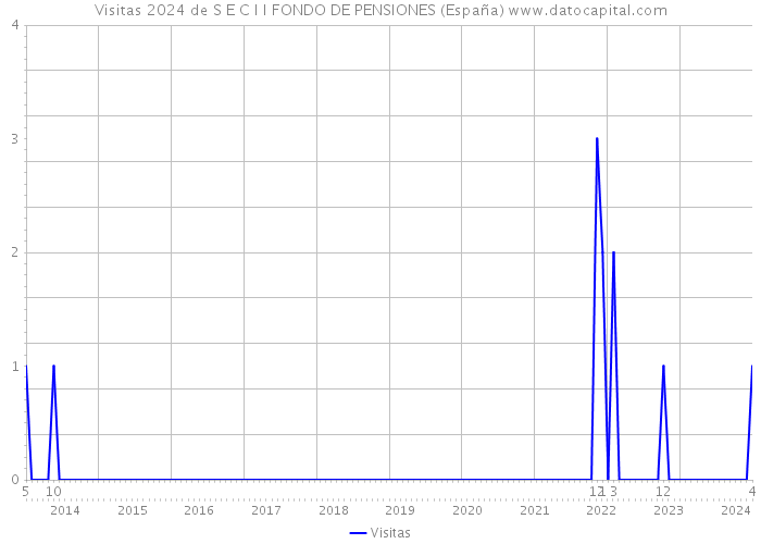Visitas 2024 de S E C I I FONDO DE PENSIONES (España) 