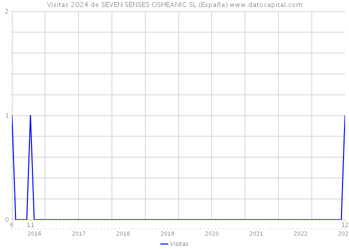Visitas 2024 de SEVEN SENSES OSHEANIC SL (España) 