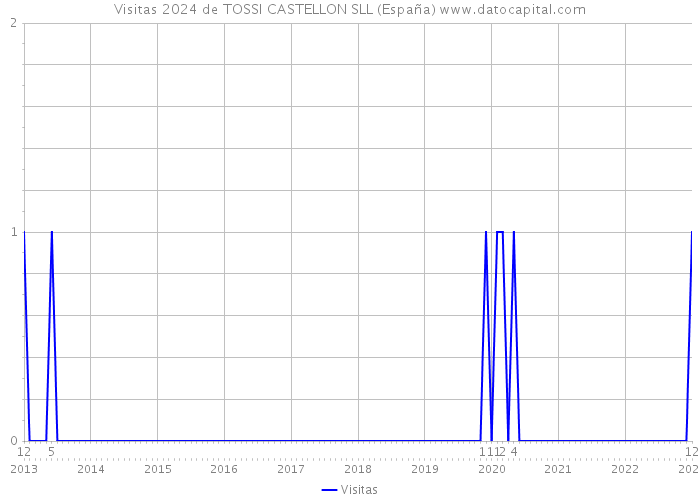 Visitas 2024 de TOSSI CASTELLON SLL (España) 