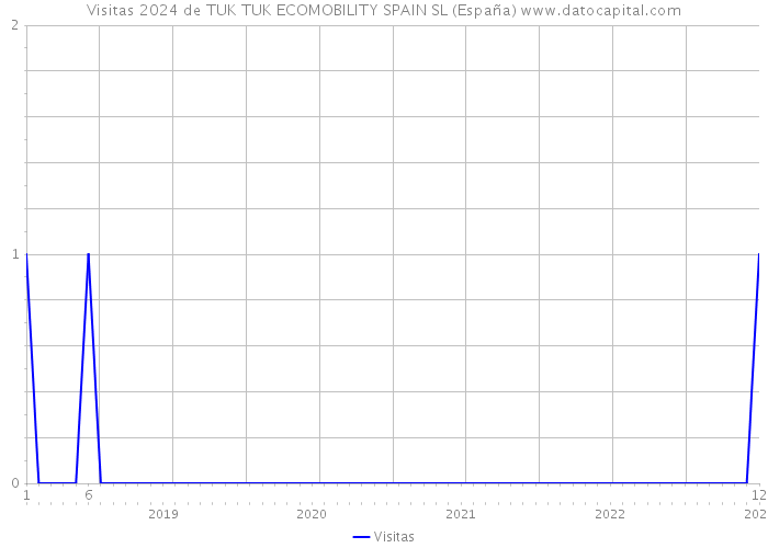 Visitas 2024 de TUK TUK ECOMOBILITY SPAIN SL (España) 