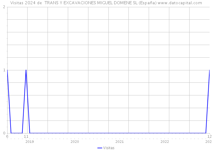 Visitas 2024 de  TRANS Y EXCAVACIONES MIGUEL DOMENE SL (España) 