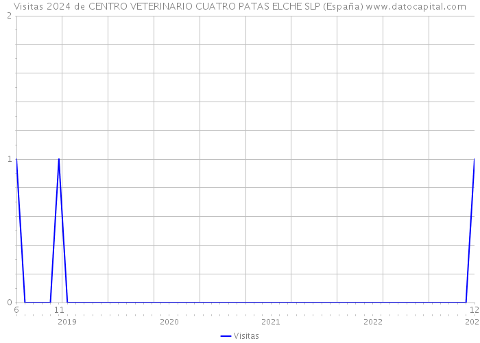 Visitas 2024 de CENTRO VETERINARIO CUATRO PATAS ELCHE SLP (España) 