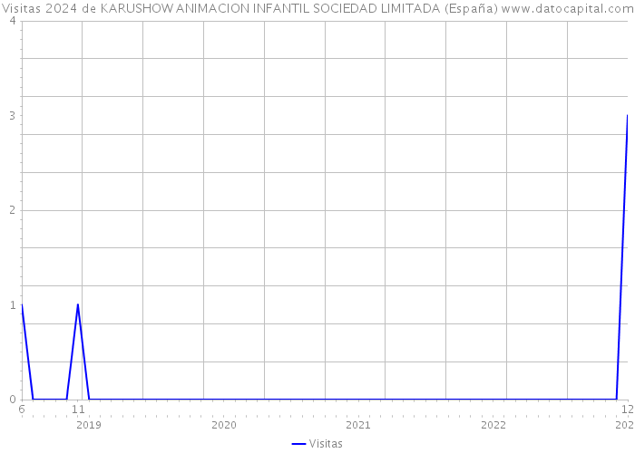 Visitas 2024 de KARUSHOW ANIMACION INFANTIL SOCIEDAD LIMITADA (España) 