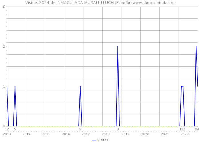 Visitas 2024 de INMACULADA MURALL LLUCH (España) 