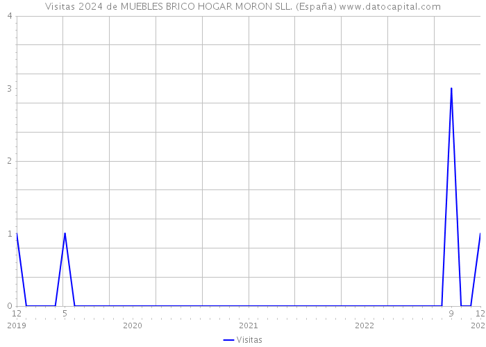 Visitas 2024 de MUEBLES BRICO HOGAR MORON SLL. (España) 