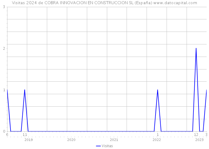 Visitas 2024 de COBRA INNOVACION EN CONSTRUCCION SL (España) 