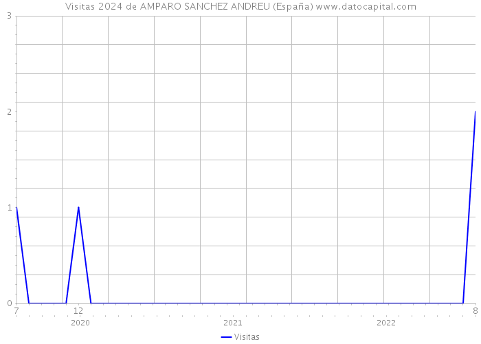 Visitas 2024 de AMPARO SANCHEZ ANDREU (España) 