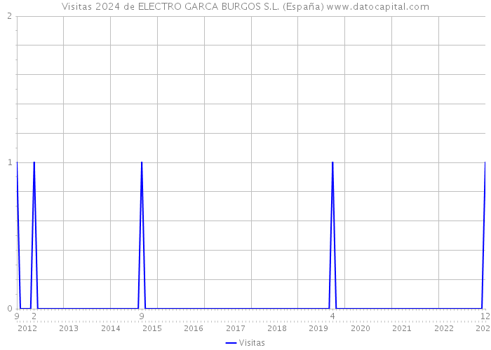 Visitas 2024 de ELECTRO GARCA BURGOS S.L. (España) 