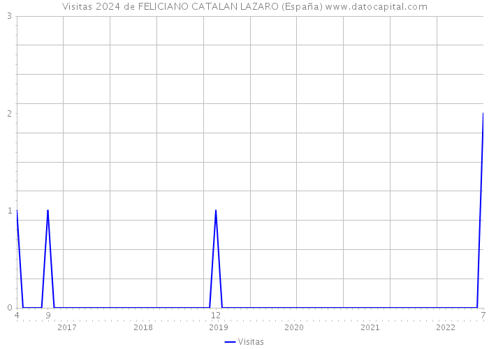 Visitas 2024 de FELICIANO CATALAN LAZARO (España) 