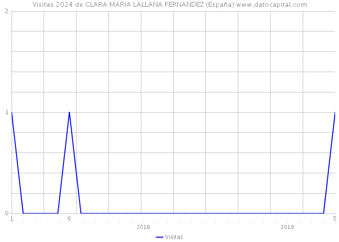 Visitas 2024 de CLARA MARIA LALLANA FERNANDEZ (España) 
