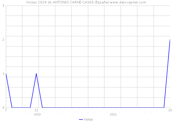 Visitas 2024 de ANTONIO CARNE CASAS (España) 