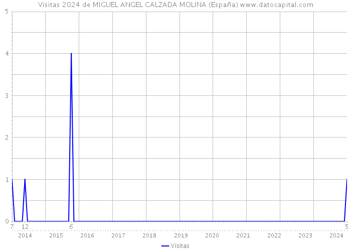 Visitas 2024 de MIGUEL ANGEL CALZADA MOLINA (España) 