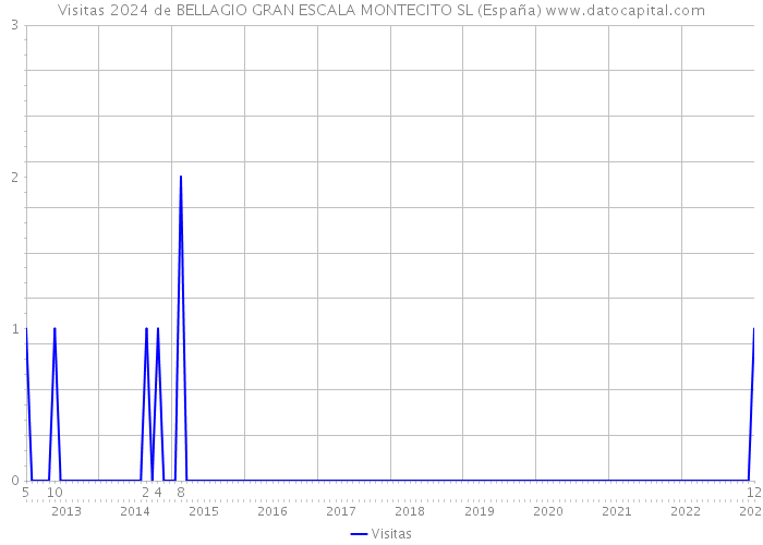 Visitas 2024 de BELLAGIO GRAN ESCALA MONTECITO SL (España) 