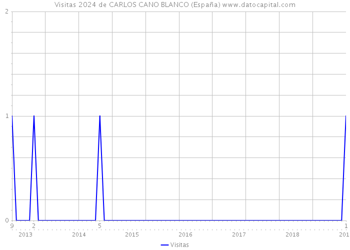Visitas 2024 de CARLOS CANO BLANCO (España) 