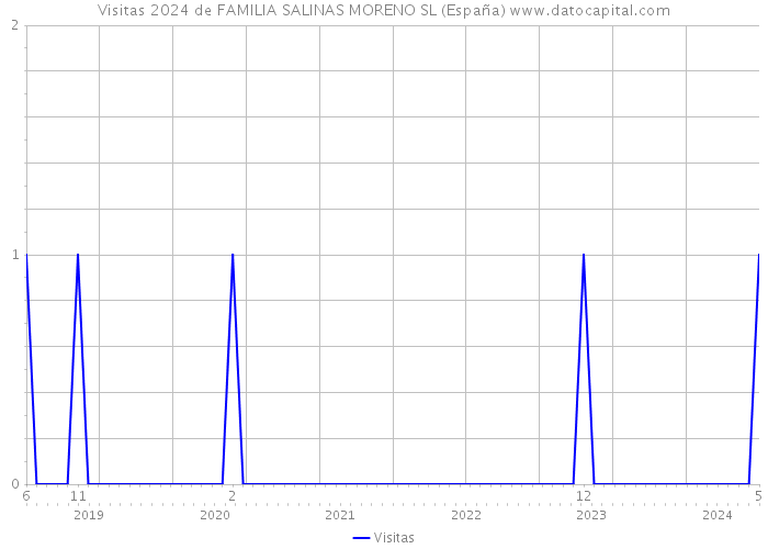 Visitas 2024 de FAMILIA SALINAS MORENO SL (España) 