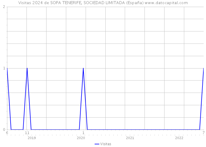 Visitas 2024 de SOPA TENERIFE, SOCIEDAD LIMITADA (España) 