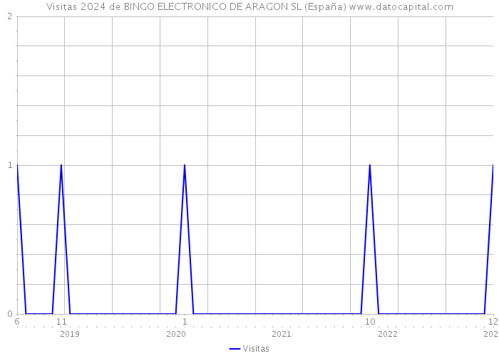 Visitas 2024 de BINGO ELECTRONICO DE ARAGON SL (España) 