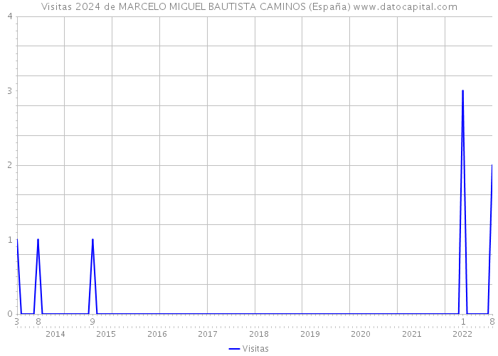 Visitas 2024 de MARCELO MIGUEL BAUTISTA CAMINOS (España) 