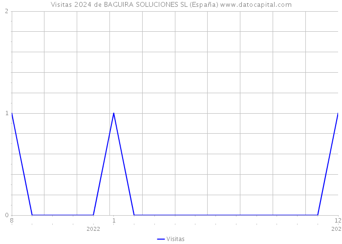Visitas 2024 de BAGUIRA SOLUCIONES SL (España) 