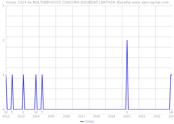Visitas 2024 de MULTISERVICIOS GONGORA SOCIEDAD LIMITADA (España) 
