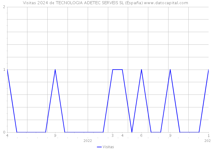 Visitas 2024 de TECNOLOGIA ADETEC SERVEIS SL (España) 