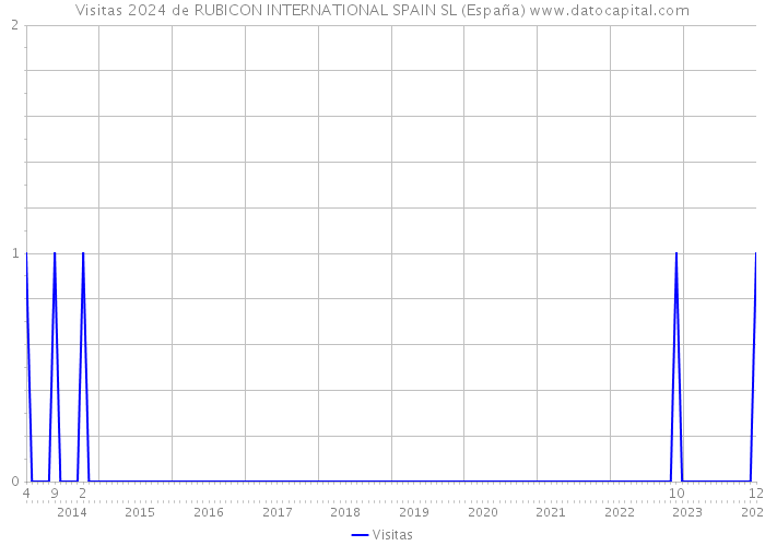 Visitas 2024 de RUBICON INTERNATIONAL SPAIN SL (España) 