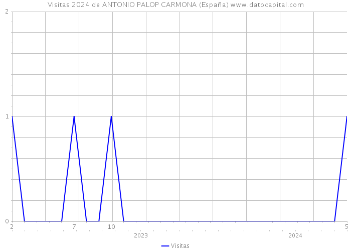 Visitas 2024 de ANTONIO PALOP CARMONA (España) 