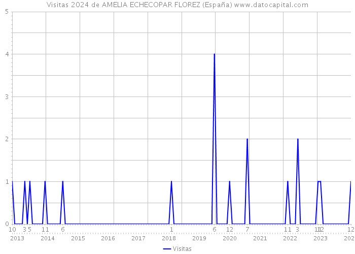 Visitas 2024 de AMELIA ECHECOPAR FLOREZ (España) 