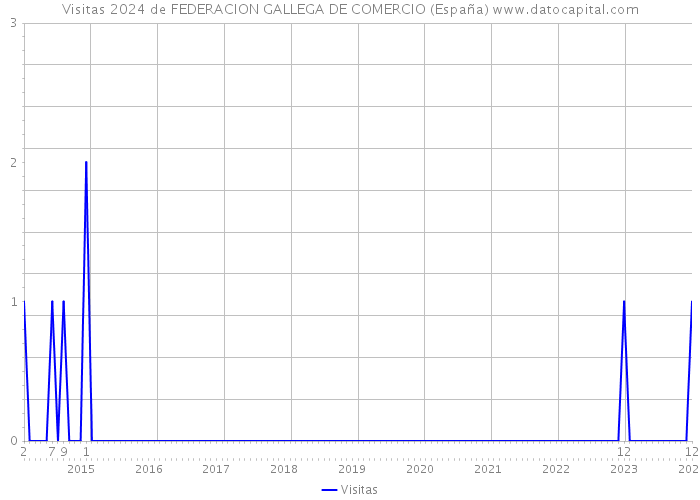 Visitas 2024 de FEDERACION GALLEGA DE COMERCIO (España) 