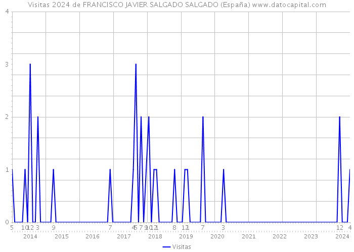 Visitas 2024 de FRANCISCO JAVIER SALGADO SALGADO (España) 