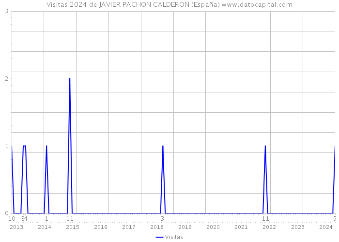 Visitas 2024 de JAVIER PACHON CALDERON (España) 