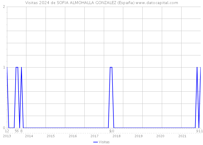 Visitas 2024 de SOFIA ALMOHALLA GONZALEZ (España) 