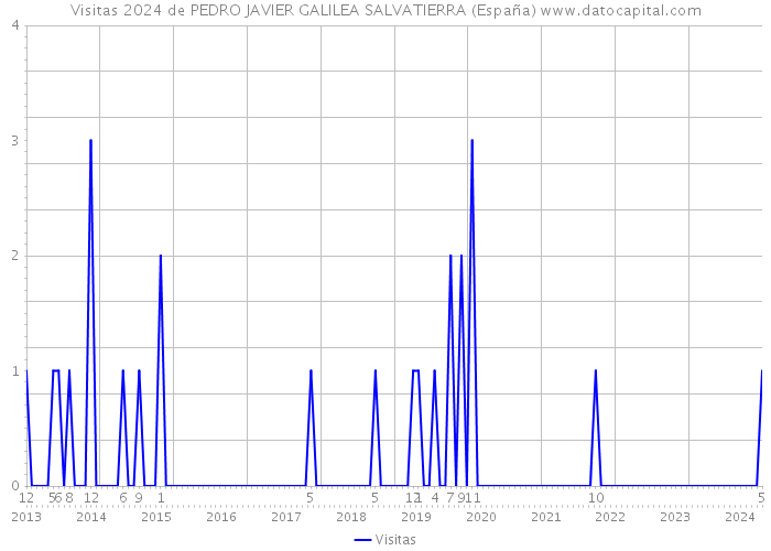 Visitas 2024 de PEDRO JAVIER GALILEA SALVATIERRA (España) 