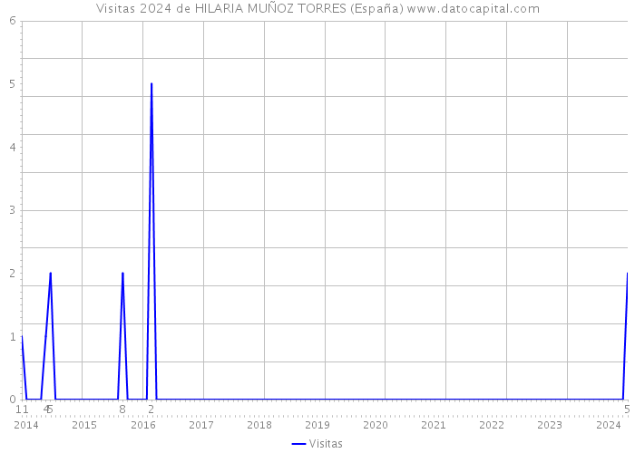 Visitas 2024 de HILARIA MUÑOZ TORRES (España) 