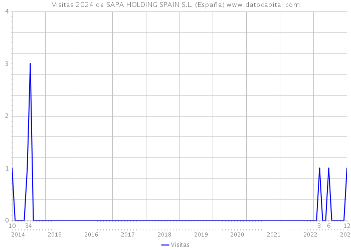 Visitas 2024 de SAPA HOLDING SPAIN S.L. (España) 
