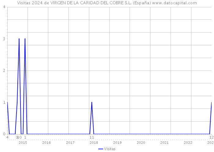 Visitas 2024 de VIRGEN DE LA CARIDAD DEL COBRE S.L. (España) 