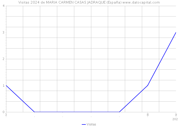 Visitas 2024 de MARIA CARMEN CASAS JADRAQUE (España) 