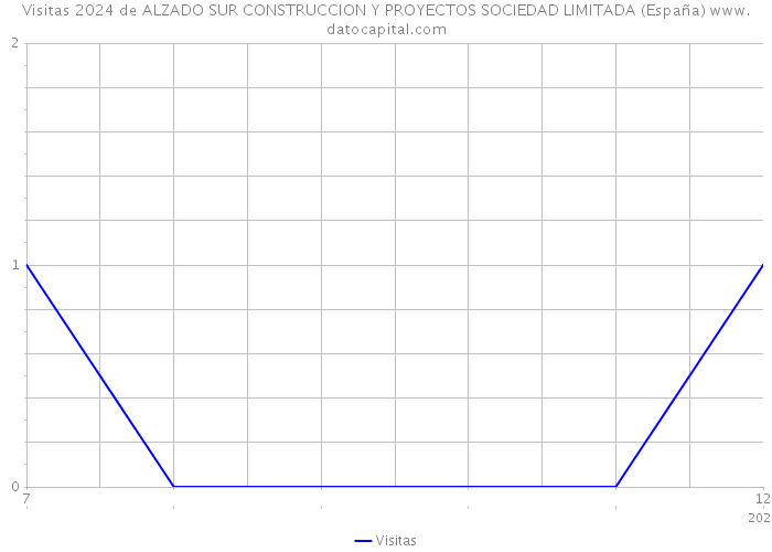Visitas 2024 de ALZADO SUR CONSTRUCCION Y PROYECTOS SOCIEDAD LIMITADA (España) 