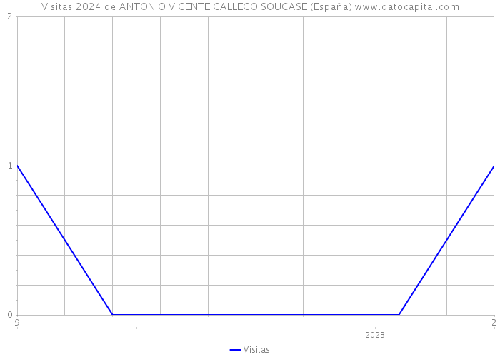 Visitas 2024 de ANTONIO VICENTE GALLEGO SOUCASE (España) 