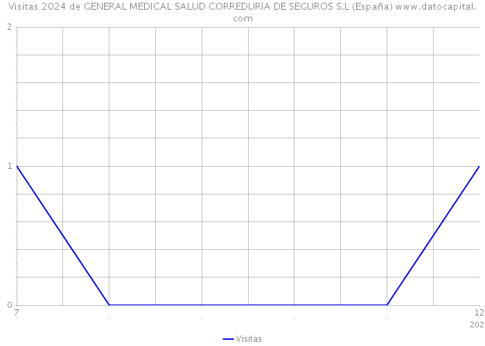 Visitas 2024 de GENERAL MEDICAL SALUD CORREDURIA DE SEGUROS S.L (España) 