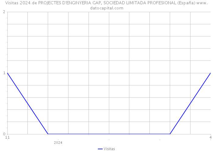 Visitas 2024 de PROJECTES D'ENGINYERIA GAP, SOCIEDAD LIMITADA PROFESIONAL (España) 