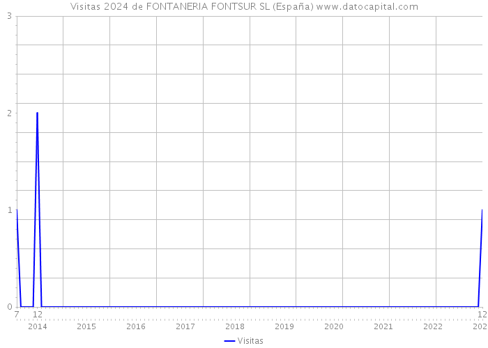 Visitas 2024 de FONTANERIA FONTSUR SL (España) 