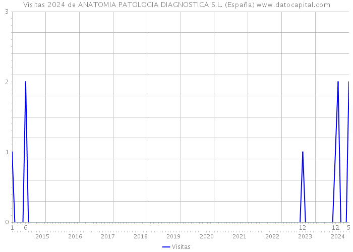 Visitas 2024 de ANATOMIA PATOLOGIA DIAGNOSTICA S.L. (España) 