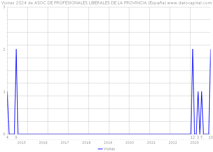 Visitas 2024 de ASOC DE PROFESIONALES LIBERALES DE LA PROVINCIA (España) 