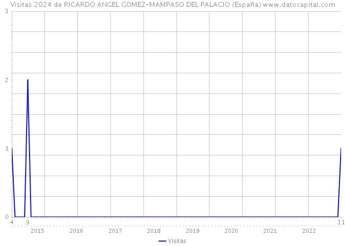 Visitas 2024 de RICARDO ANGEL GOMEZ-MAMPASO DEL PALACIO (España) 