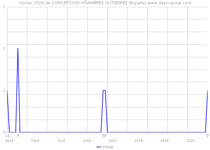 Visitas 2024 de CONCEPCION VIÑAMBRES GUTIERREZ (España) 
