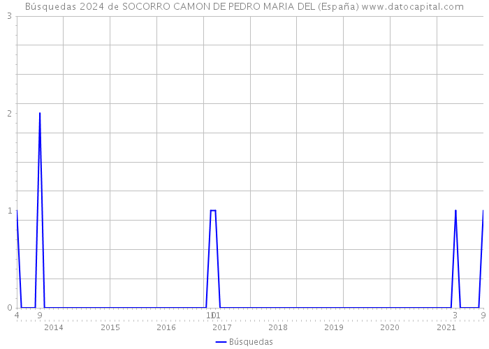 Búsquedas 2024 de SOCORRO CAMON DE PEDRO MARIA DEL (España) 
