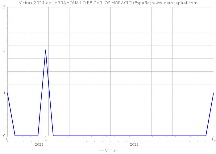 Visitas 2024 de LARRAHONA LO RE CARLOS HORACIO (España) 