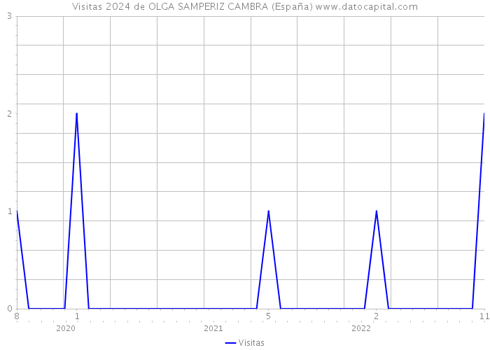 Visitas 2024 de OLGA SAMPERIZ CAMBRA (España) 